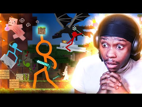 First Time Reacting To EVERY Animation Vs Minecraft (Season 1)