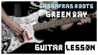 Green Day - Sassafras Roots (Guitar Lesson)