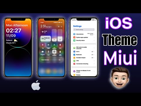 iOS Inspired Theme Miui - System Ui, Control Centre🔥| Must Try This Theme👍😀