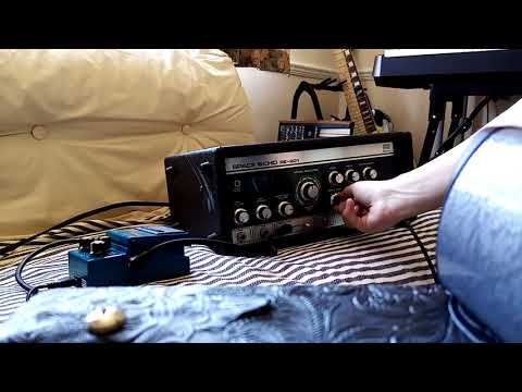 Roland re-201 space echo function demonstration