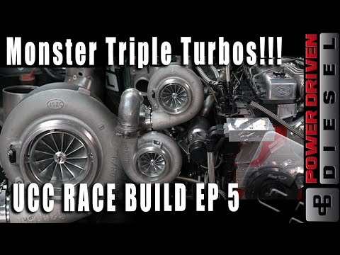 Monster Triple Turbos in Our Race Diesel