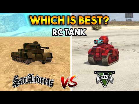 GTA 5 RC TANK VS GTA SAN ANDREAS RC TANK : WHICH IS BEST?