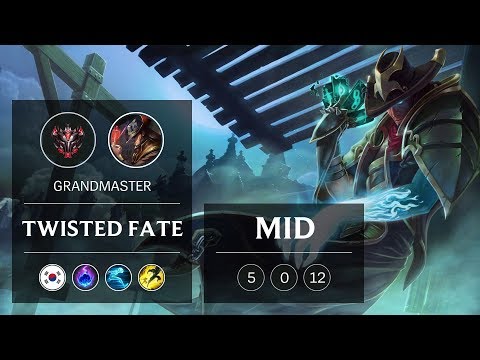 Twisted Fate Mid vs Orianna - KR Grandmaster Patch 9.4