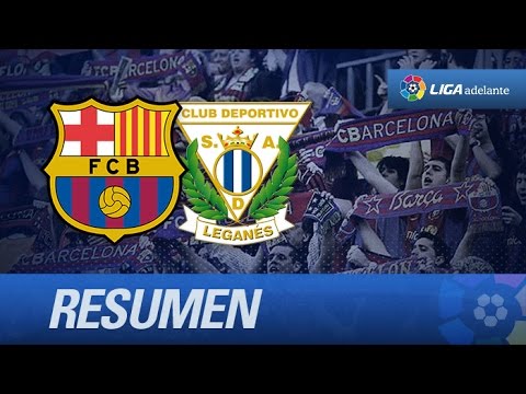 Resumen de FC Barcelona B (2-5) CD Leganés