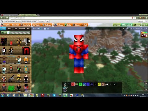 comment appliquer skin minecraft