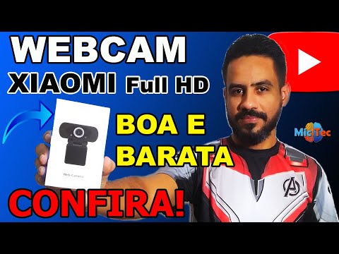 ✅ Webcam Xiaomi CMSXJ22A Full HD real - Boa e Barata (Review Completo)