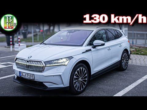Skoda Enyaq 85 (NEUER MOTOR) 130 km/h - Wie weit kommt man?