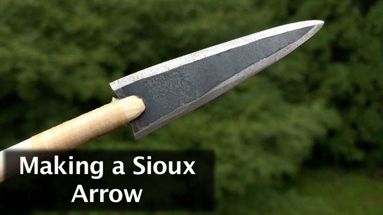 Making a Sioux War Arrow
