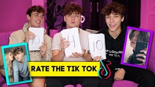 RATE THE TIK TOK GAME! (PART 2) Ft. Bryce Hall and Josh Richards