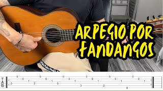 FLAMENCO ARPEGGIO TUTORIAL FOR FANDANGOS / FlamencoFácil