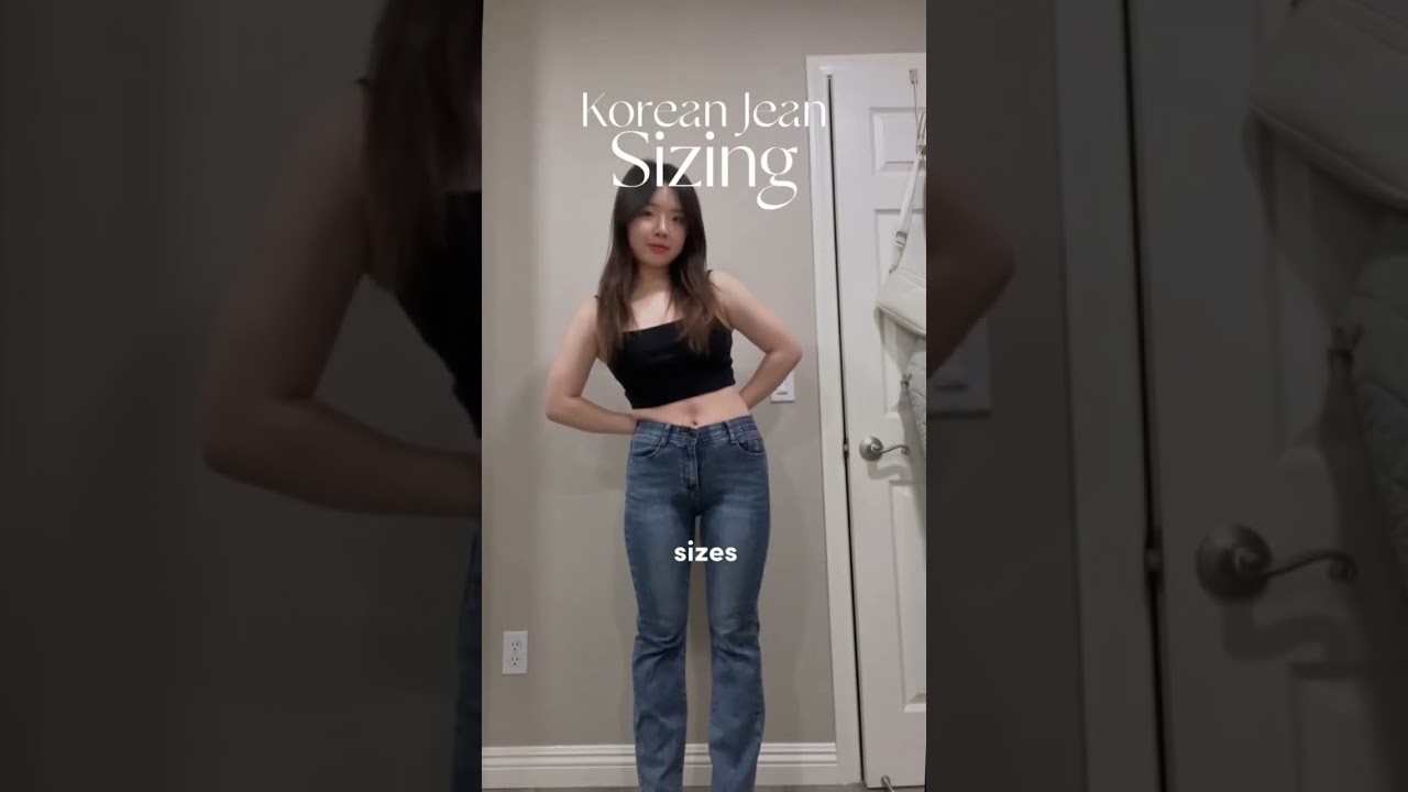 only 3 sizes for jeans in Korea 😱