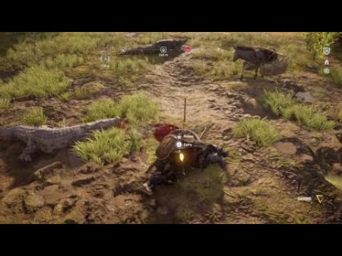 Assassin's Creed Origins - Phylake gets owned by a snake