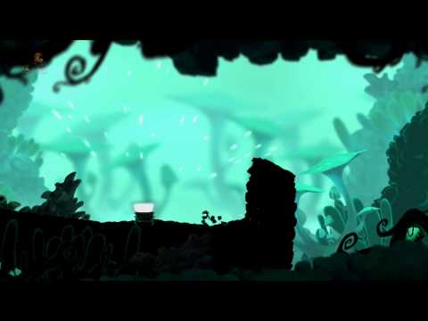 Rayman Legends Playthrough Part 55: [Back To Origins] Jibberish Jungle - Playing In The Shade 100%