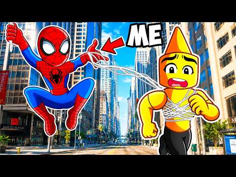 I Became SPIDERMAN To Troll My Friend in GTA 5 RP!