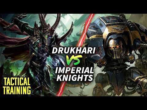 Druhkari vs Imperial Knights #warhammer40k #battlereport