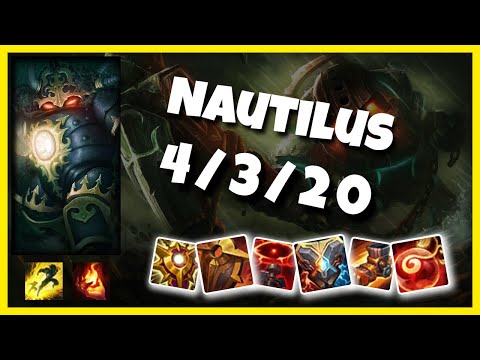 Nautilus vs Blitzcrank BR Challenger SUPPORT (4/3/20) - v11.5