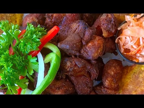Griot / Haitian Fried Pork Shoulder Recipe Quick and Easy