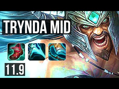 TRYNDAMERE vs KATARINA (MID) | 5.7M mastery, Rank 4 Trynda, 2400+ games | NA Challenger | v11.9