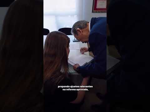 Angela Ventim é recebida pelo presidente do IBEDAFT, Dr. Kiyoshi Harada