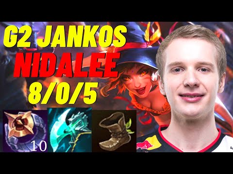 G2 JANKOS PLAYS NIDALEE VS UDYR JUNGLE |EUW CHALLENGER PATCH 11.5| [League of Legends] Full Gameplay