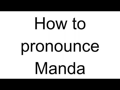 How to Pronounce Manda (Croatian)
