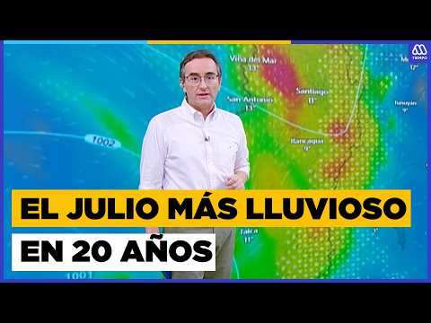 Santiago vive su julio más lluvioso en 20 años: YA ACUMULA 70 MM | MegaTiempo