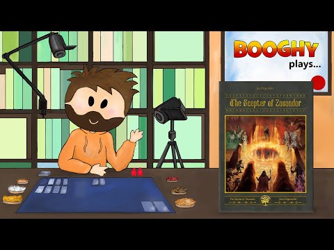 Booghy plays... The Scepter of Zavandor(2p, Rules Overview, Playthrough, Review)