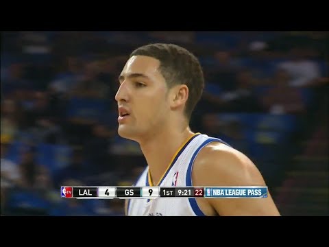 Klay Thompson Full Highlights (5 Threes) vs Lakers - 38 Points (2013.10.30)