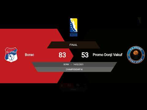 KK Borac vs KK Promo - 18. kolo - KSBIH - 2020/2021