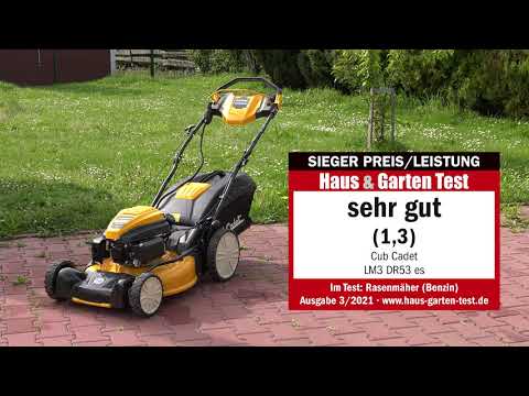 Im Test: Benzinrasenmäher Cub Cadet LM3 DR53 es