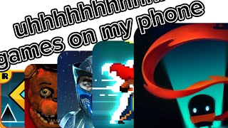 [500 SUBS SPECIAL] uhhh games on my phone