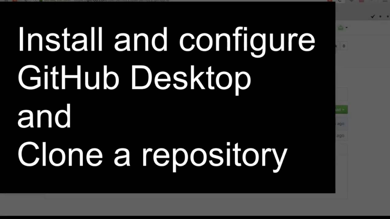 GitHub Desktop Setup and Repository Cloning