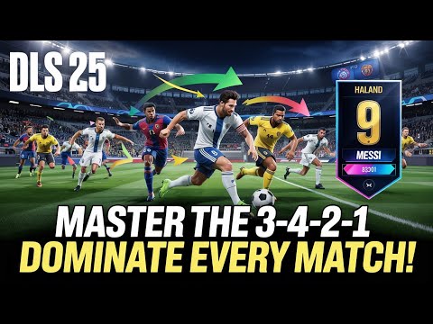 🔥 Master the 3-4-2-1 Formation in DLS 25 | Tactical Goals & Crazy Comeback! ⚽🎮