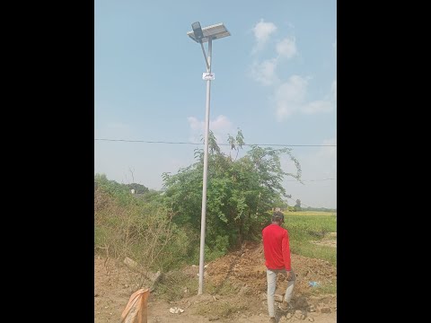 AgriVijay : Solarization of Villages Project by Solar Street Lights for JSW - Fareedpur jattan_SSL1