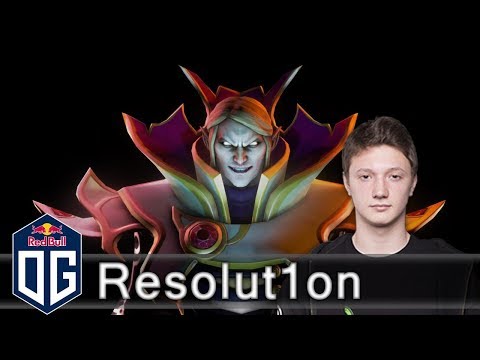 OG.Resolut1on Invoker Gameplay - Ranked Match - OG Dota 2.