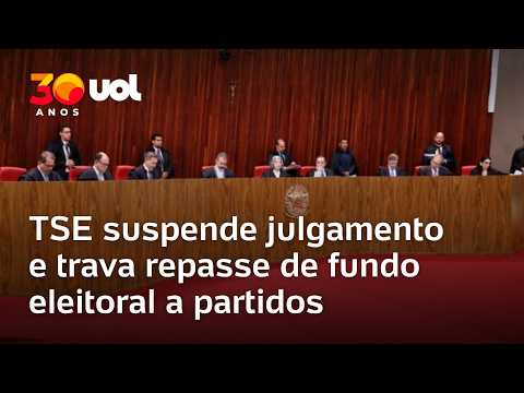 TSE suspende julgamento de ação do PT e trava repasses de fundo eleitoral; veja vídeo