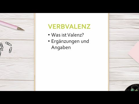 Verbvalenz | Syntax