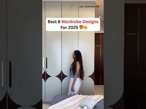 Try These 8 Wardrobe Designs For 2025 😍🔥#wardrobe #design #interiordesign #shorts