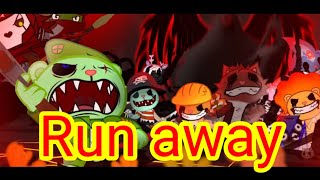 &quot;run away&quot; (slendytubbies 3 soundtrack) happy tree friends amnesia 6 @sebastianrodriguezHTF