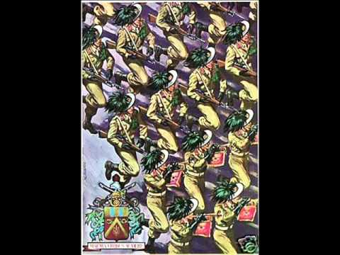 Inno del 28° Btg Bersaglieri Oslavia basso in Fa g.v.