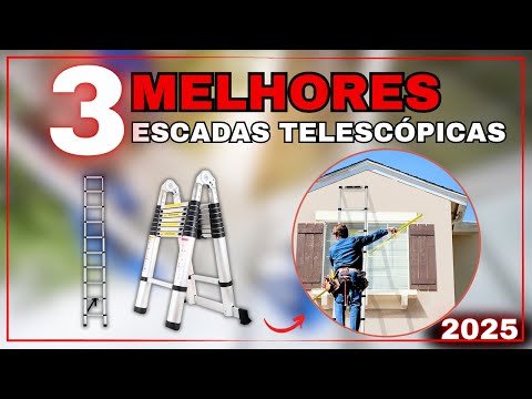 TOP 3 Escadas Telescópicas 2025: KNakasaki, Garden Life ou Zaganza — Qual Compra? Custo Benefício