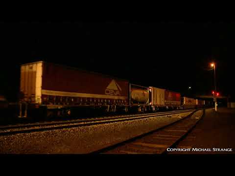 7PM5 Freight Train Crossed by SSR Grain - PoathTV Australian Railways