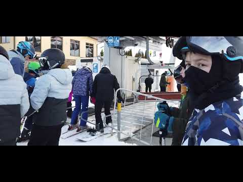 Miništranti na lyžiach v Krušetnici