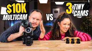 My Husband’s $10K Studio vs My Tiny Cameras