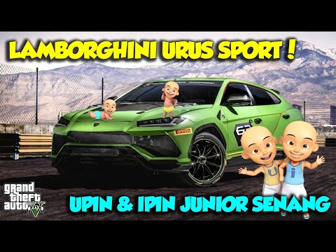 LAMBORGHINI URUS BALAP RACING MOBIL SUV TERKENCANG IPIN - GTA V MOD SULTAN UPIN IPIN EPISODE SPESIAL