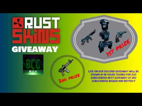 Steam Community :: Video :: Rust skins giveaway 200 subscriber LIVE NOW