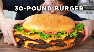 I Made A Giant 30-Pound Burger