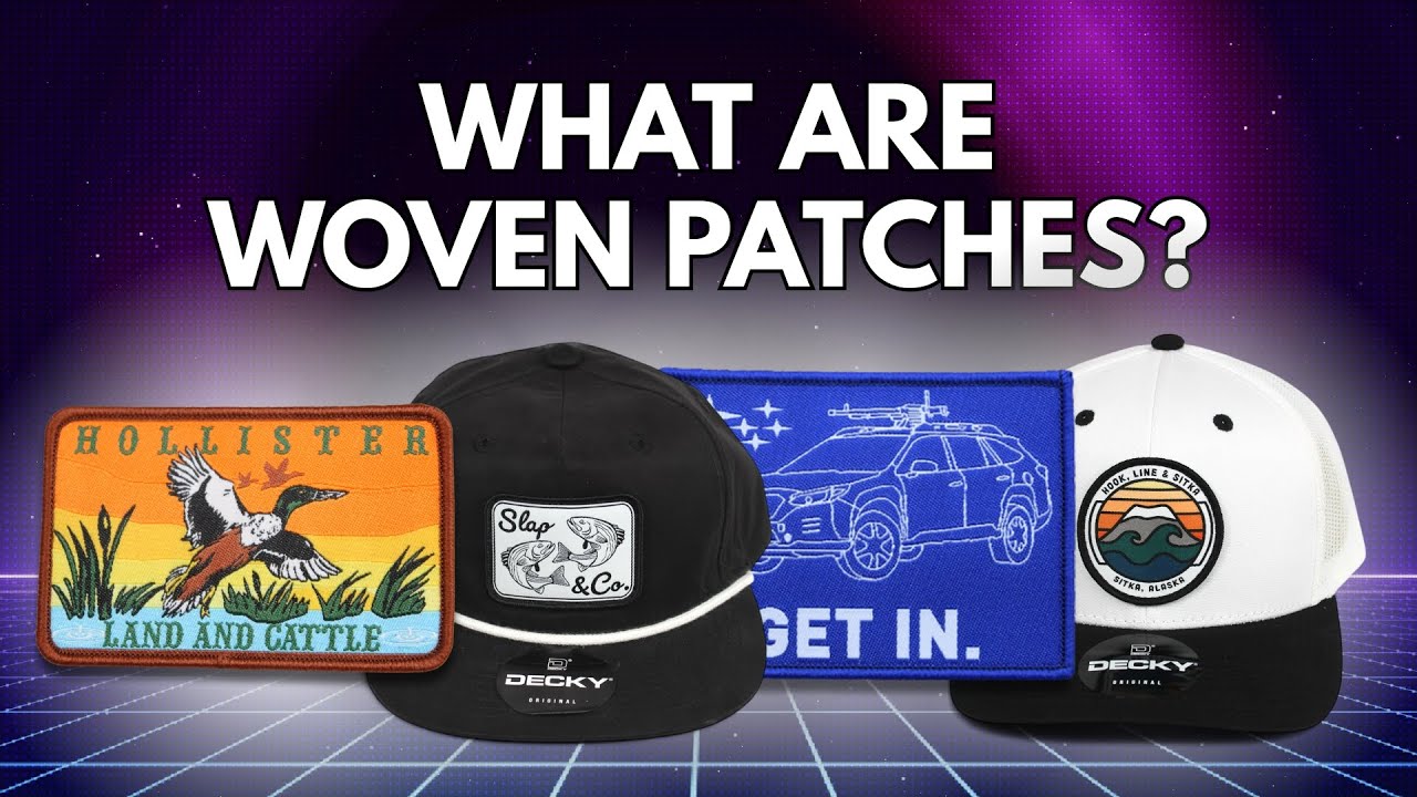 What Is a Woven Patch? | Woven vs Embroidered, Borders, & Backing Options Explained