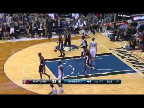 2015-11-02 NBA RS Nemanja Bjelica vs Portland