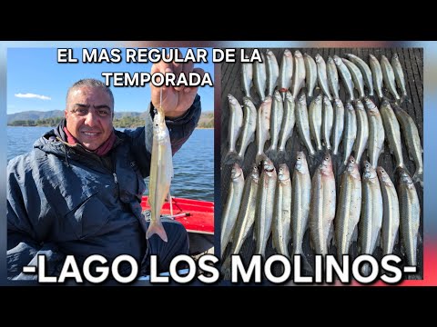PESCA LAGO LOS MOLINOS- EL LAGO MAS REGULAR DEL AÑO!
